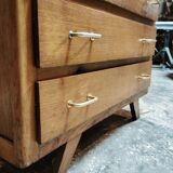 Commode 4 tiroirs vintage 1950s