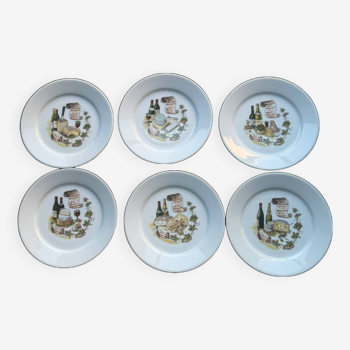 Limoges cheese plates