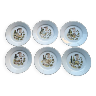 Limoges cheese plates