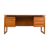Freestanding Teak Desk from GV Møbler, 1960s