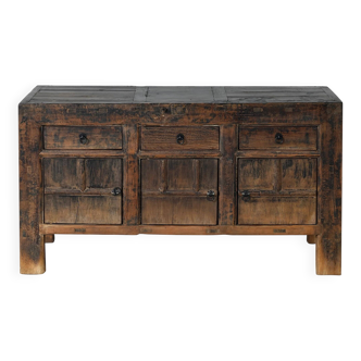 Qingdao - Antique Chinese buffet in solid elm no. 25