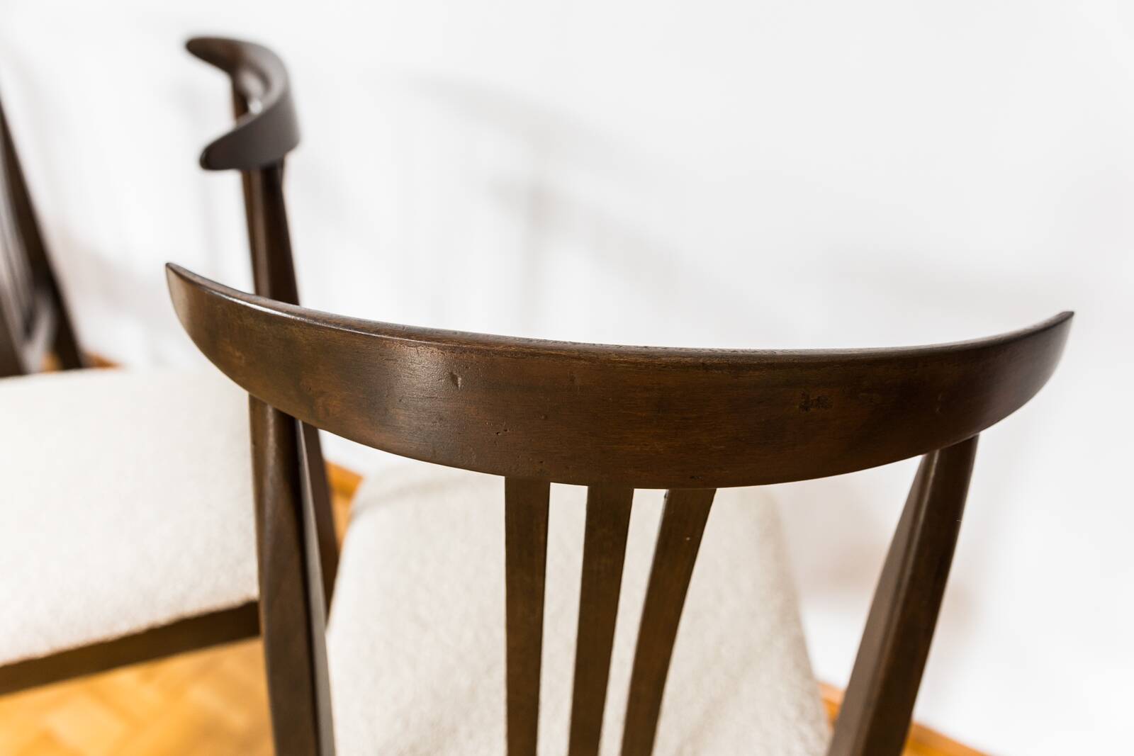 Chaises de salle à manger vintage par M. Zieliński, Pologne, années 1960, lot de 4
