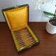 12 teaspoons Ravinet denfer silver metal Art Deco 10 cm