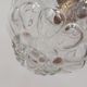 Vintage transparent bubble glass suspension globe