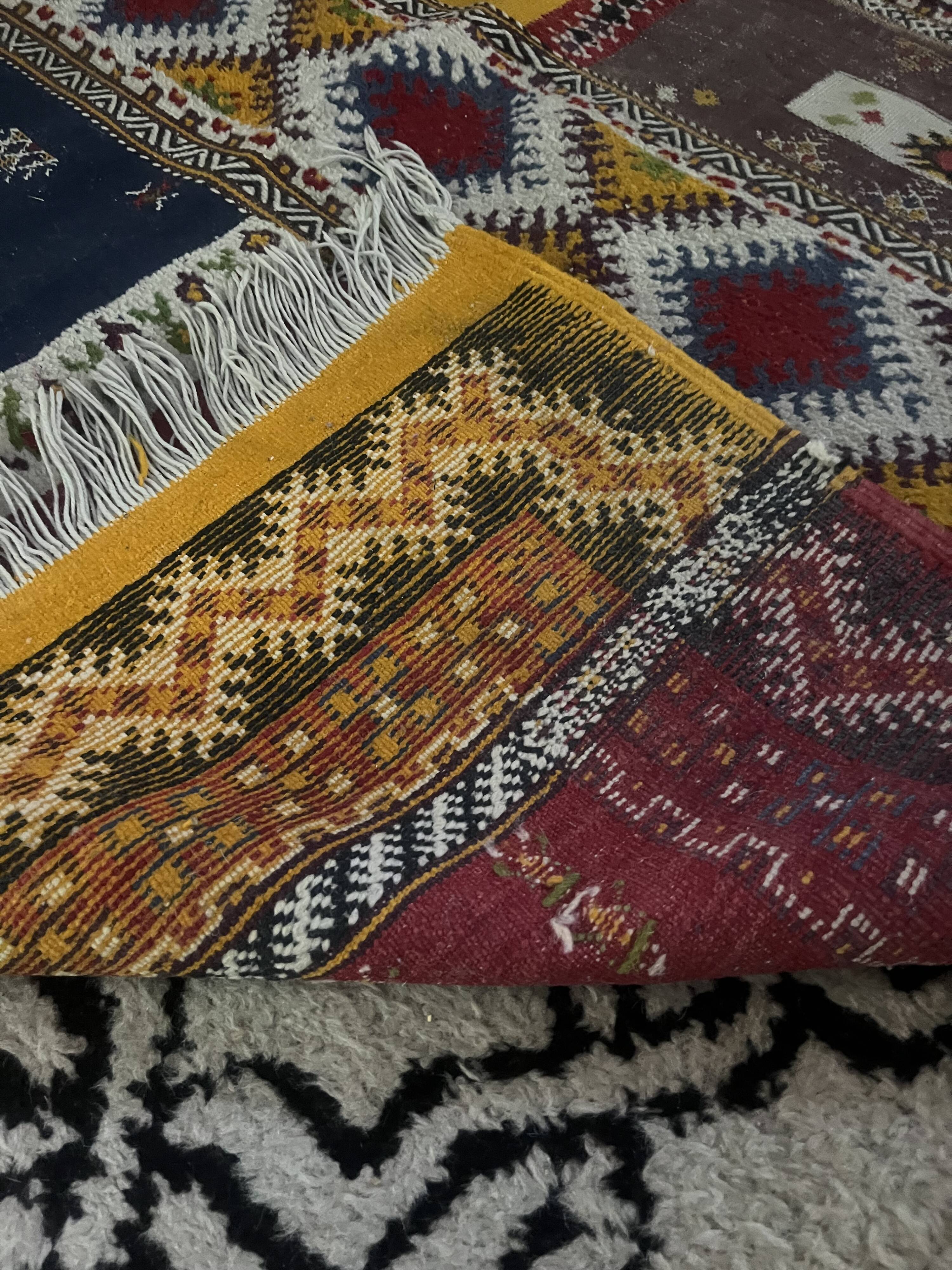 Vintage Berber Taznakht rug
