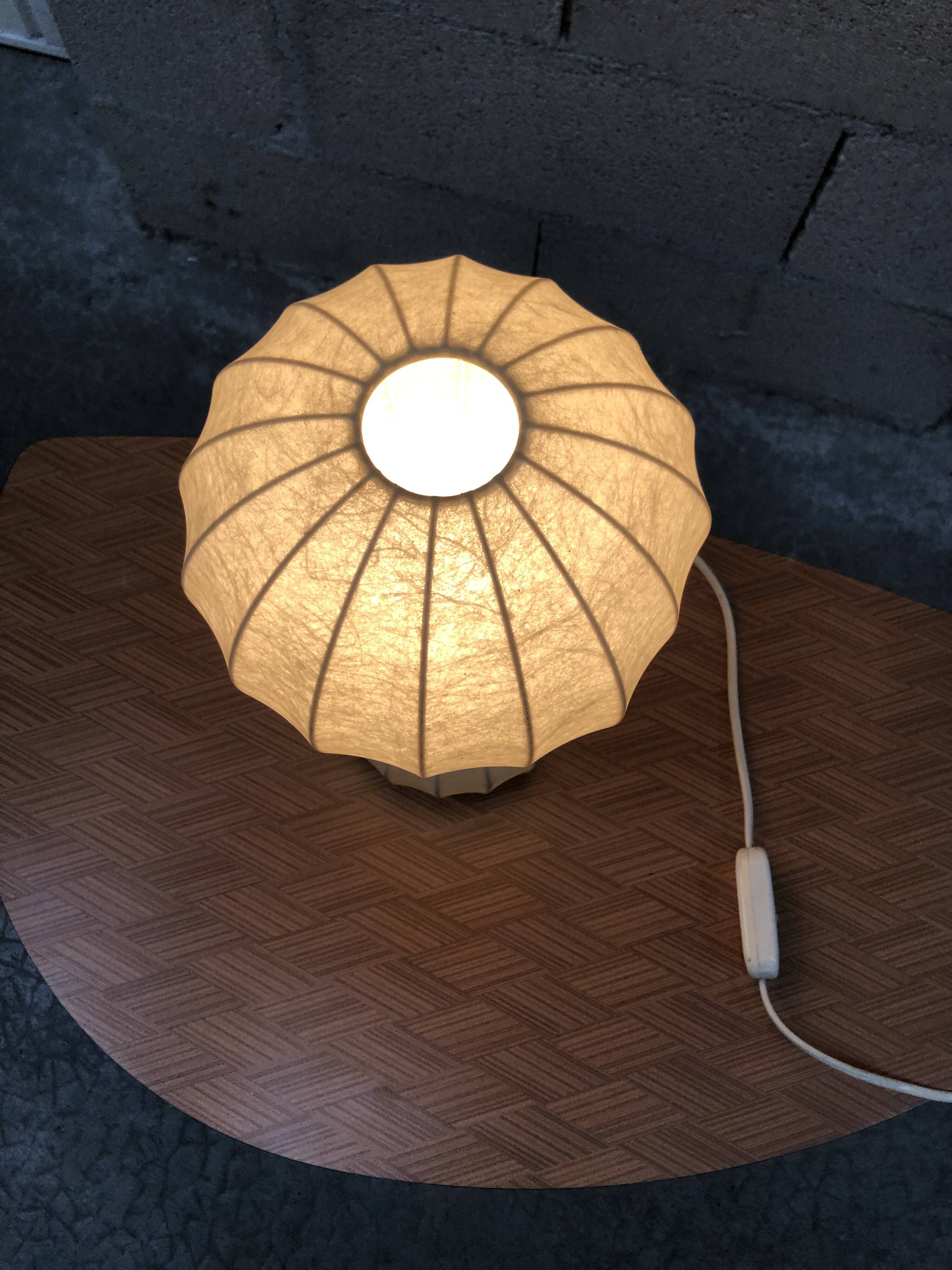 Cocoon lamp design Pier Giacomo and Achille Castiglioni, 1960
