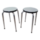 Round Formica stools