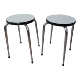 Round Formica stools