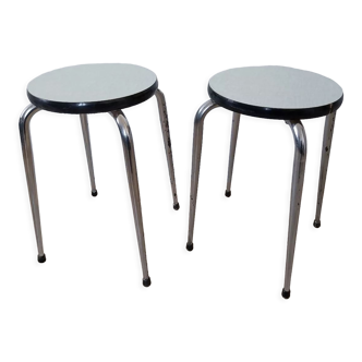 Round Formica stools