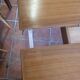 Table scandinave galbée extensible papillon en teck années 60