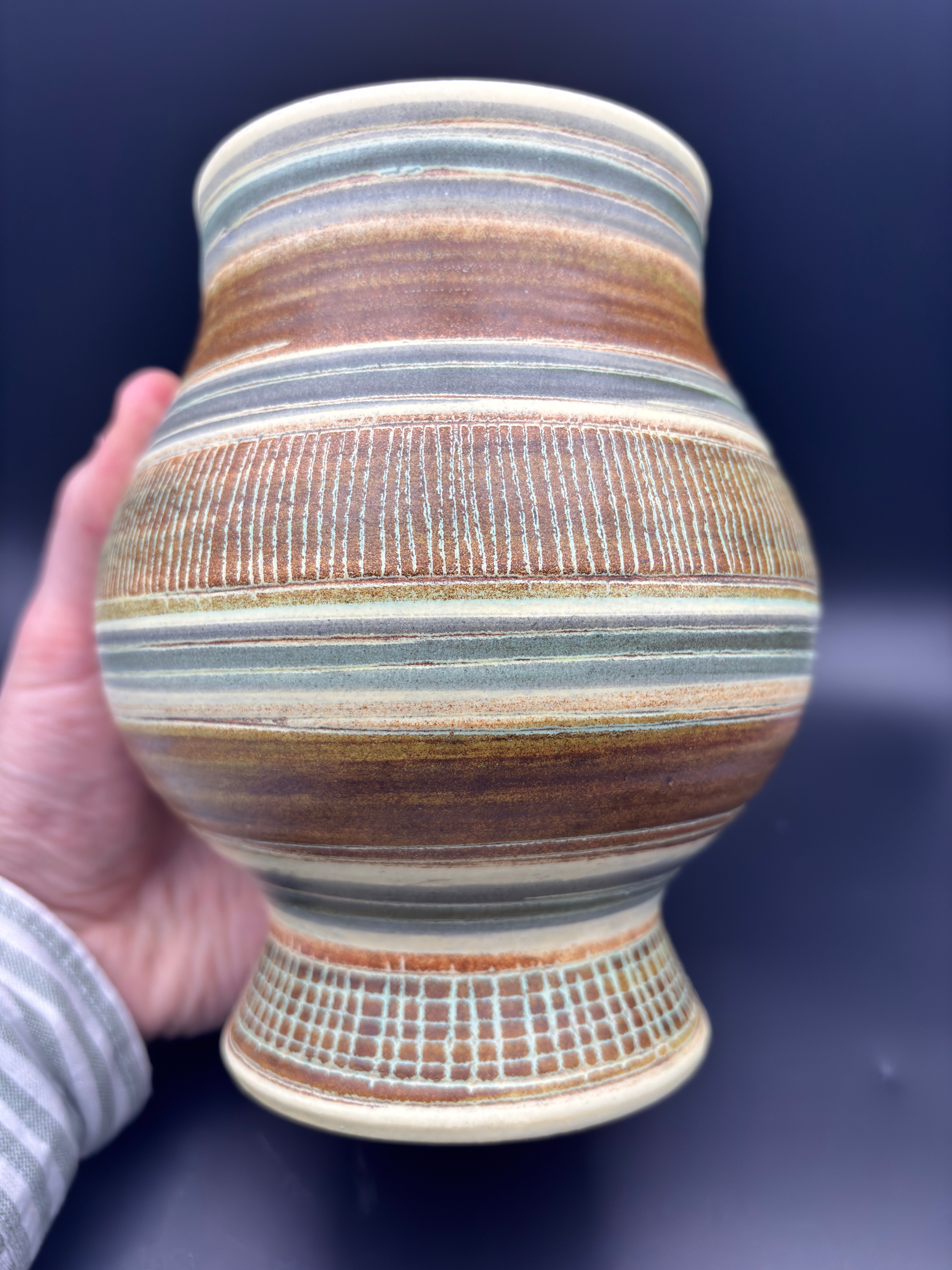 Ancient ceramic vase by Marcel Guillot