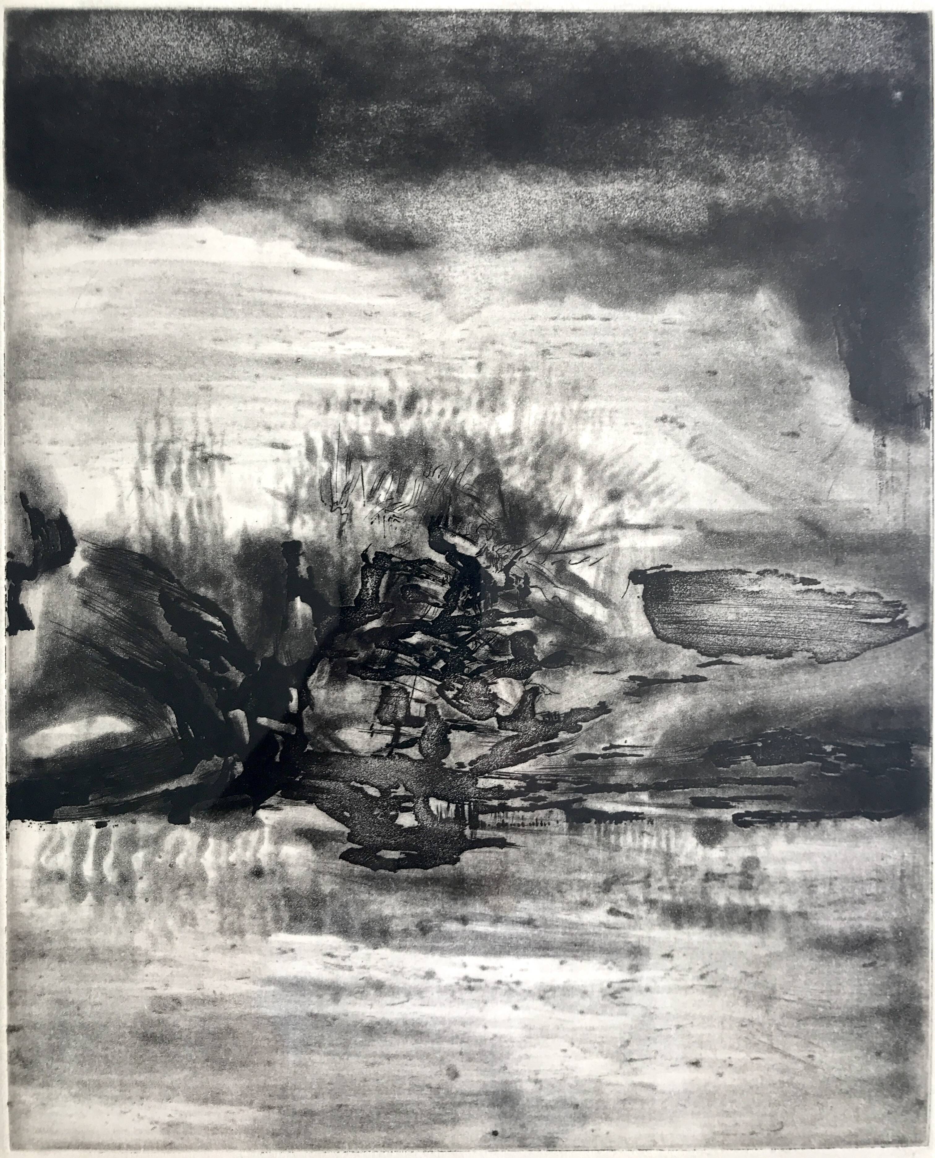 ZAO Wou-ki, Plate of 33 Moderna Mästare, 1979. Lithograph