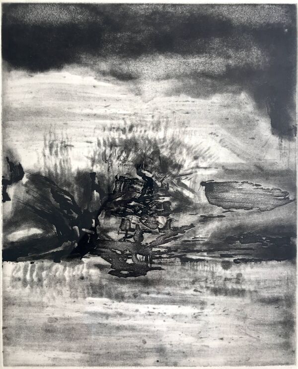 ZAO Wou-ki, Planche de 33 Moderna Mästare, 1979. Lithographie