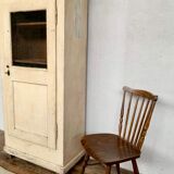 Meuble d'atelier garde manger de commerce à 1 porte en sapin
