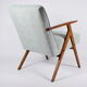 Vintage original armchair, fully restored, 1960s, green upholstery
