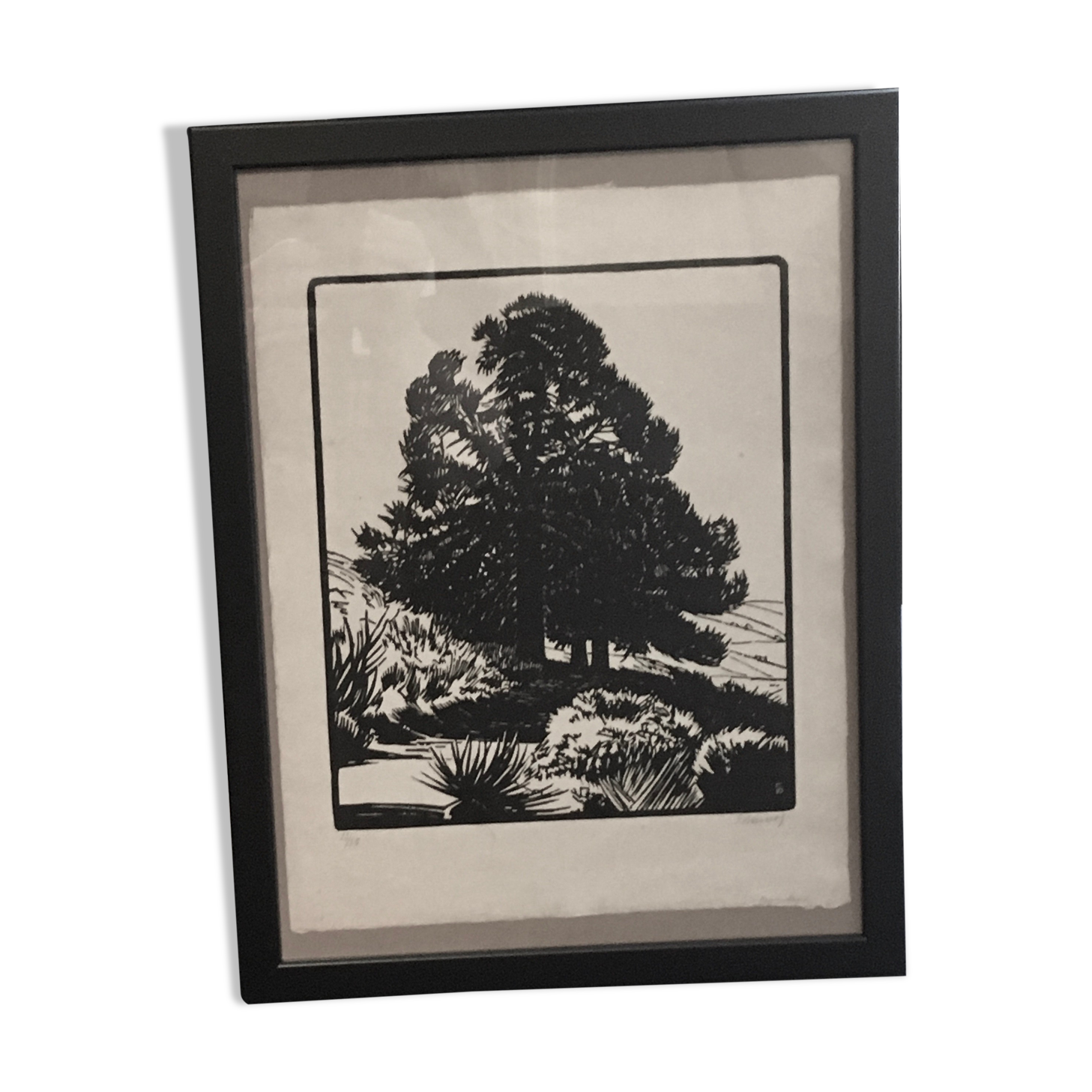 Original illustration numbered Philippe Charles BURNOT 1924