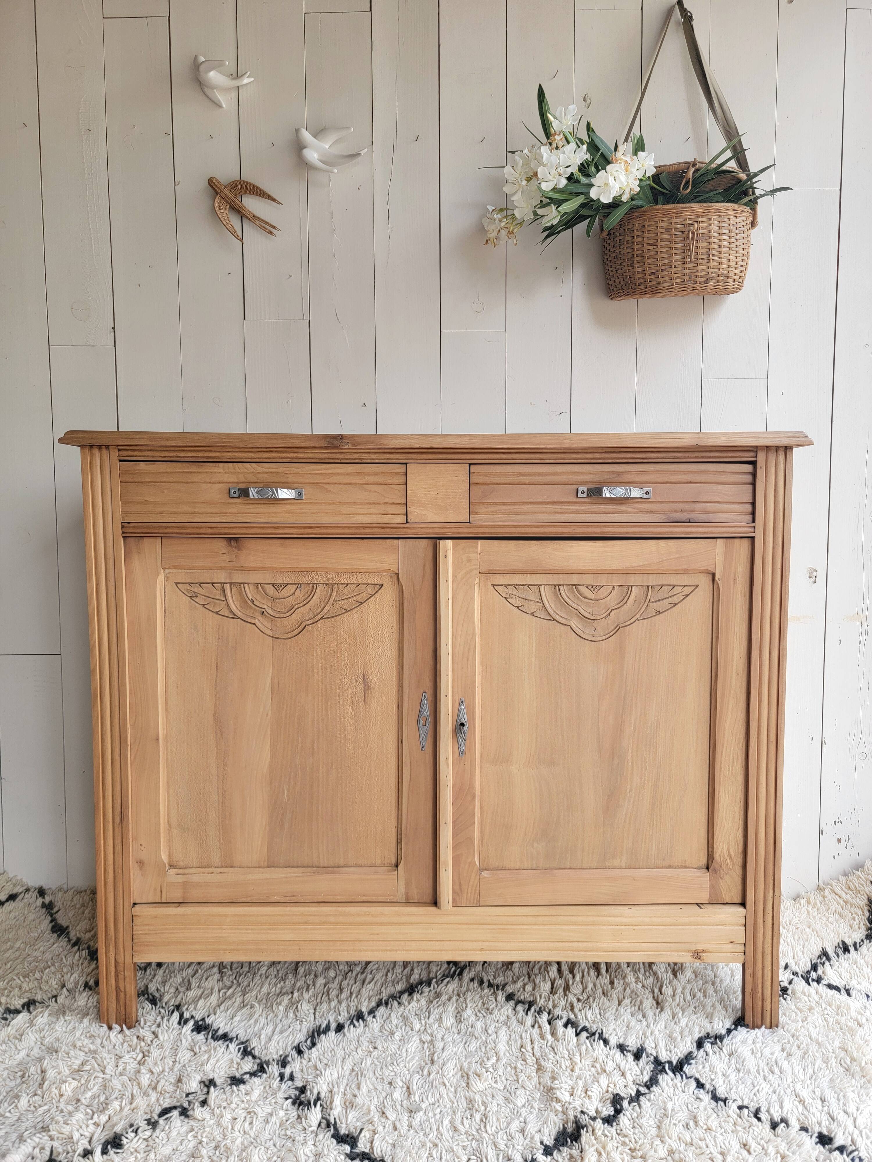 Antique art deco sideboard completely renovated
