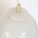 Suspension tube in white opaline, 60s