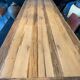 Table 350 x 100 cm chene and metal legs