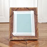 Barbizon-style gold leaf mirror