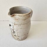 Ceramic pitcher signed Albert Breton Vezelay