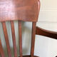 Fauteuil de bureau à balance américain en bois