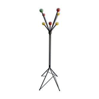 Coat rack on vintage legs