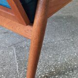 Scandinavian GE270 Lounge Chair in Solid Teak by Hans Wegner for Getama, 1960s
