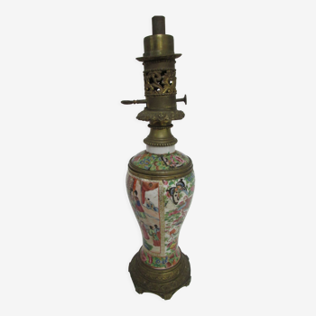 Oil lamp foot Chinese porcelain