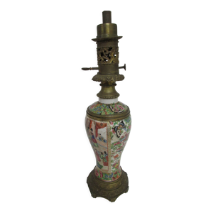 Pied de lampe à huile Porcelaine