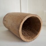 Vase XL en bois brutaliste