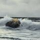 Grande Huile sur Toile Marine signée F. Carbu – XXe