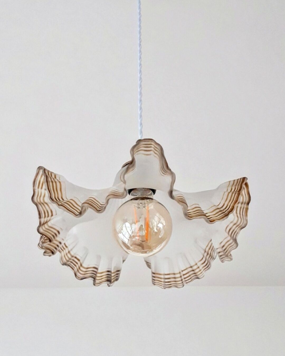 Vintage umbrella pendant lamp