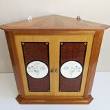 Wall cabinet with inlays, corner cabinet