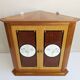 Wall cabinet with inlays, corner cabinet