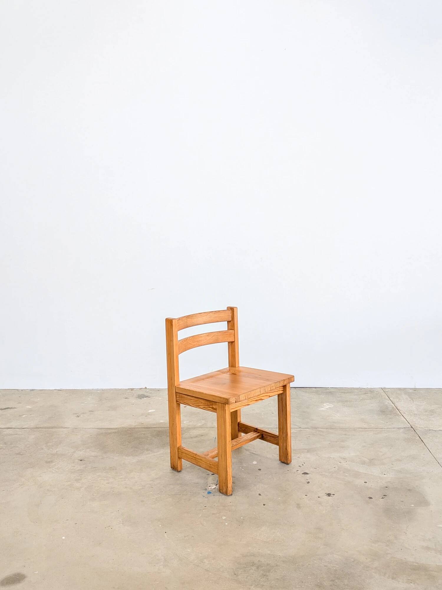 Scandinavian pine chairs, set of 4