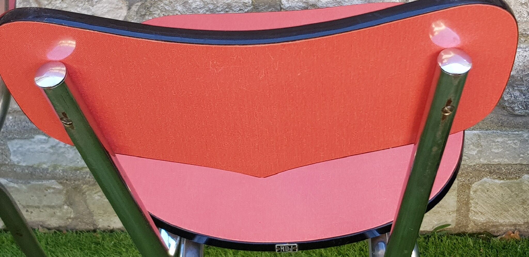 Pair of chairs formica