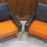 Paire de fauteuils vintage