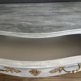 Louis XV style curved chest of drawers