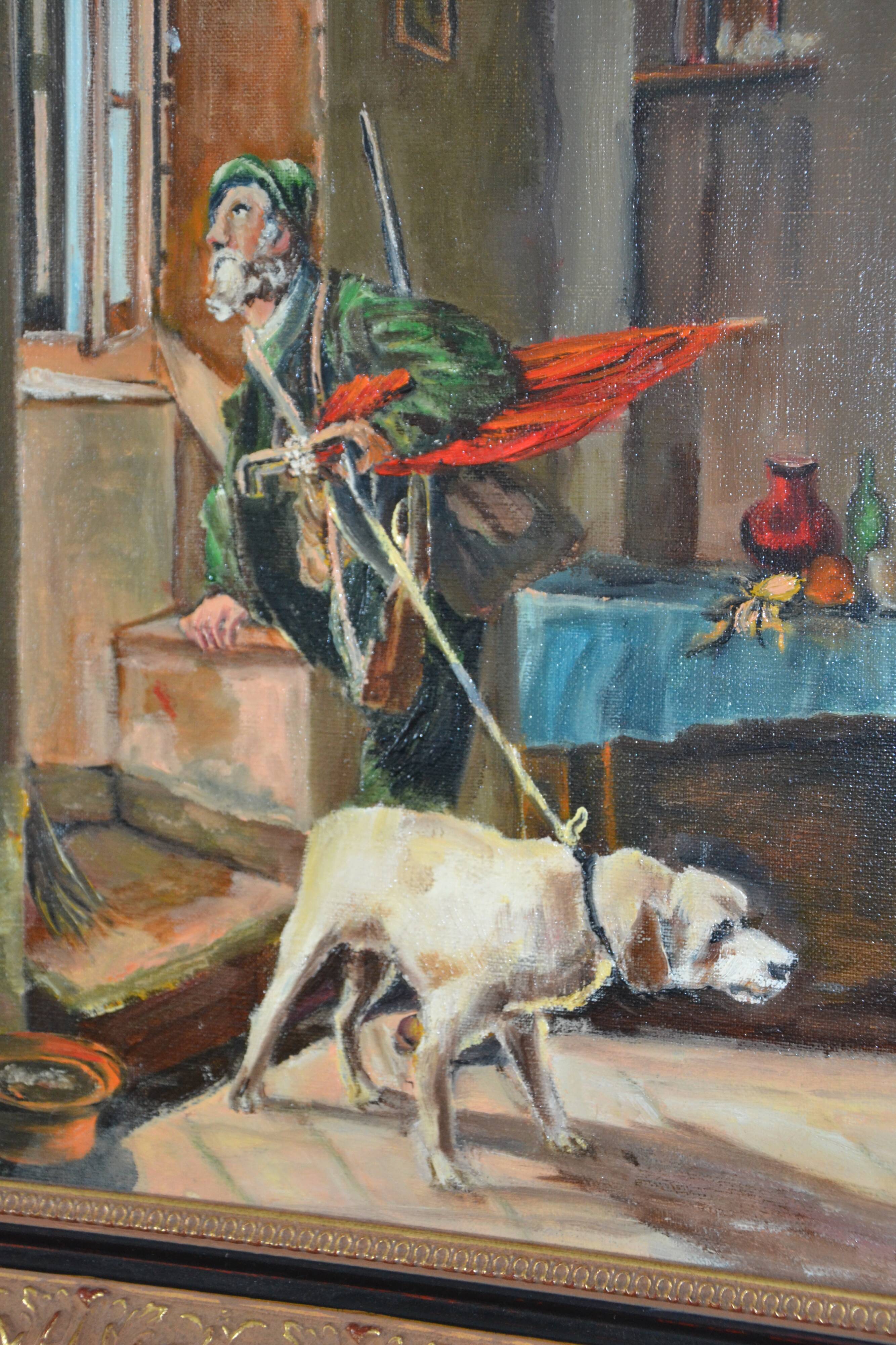 painting signed Couturier