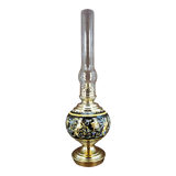 Ceramic kerosene lamp from Gien 19th