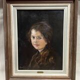 Hans Klein (1891 – November 18, 1944). “Portrait of a young girl”.