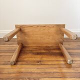 Vintage Minimalist Brutalist Stool
