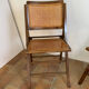 Paire de chaise pliante mid-century 