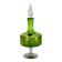 Italian green carafe Artistiche crystal.