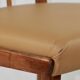 Camel Brown Natural Leather Dining Chair, 1970s
