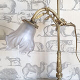 Watchmaker's lamp in bronze late nineteenth early twentieth century