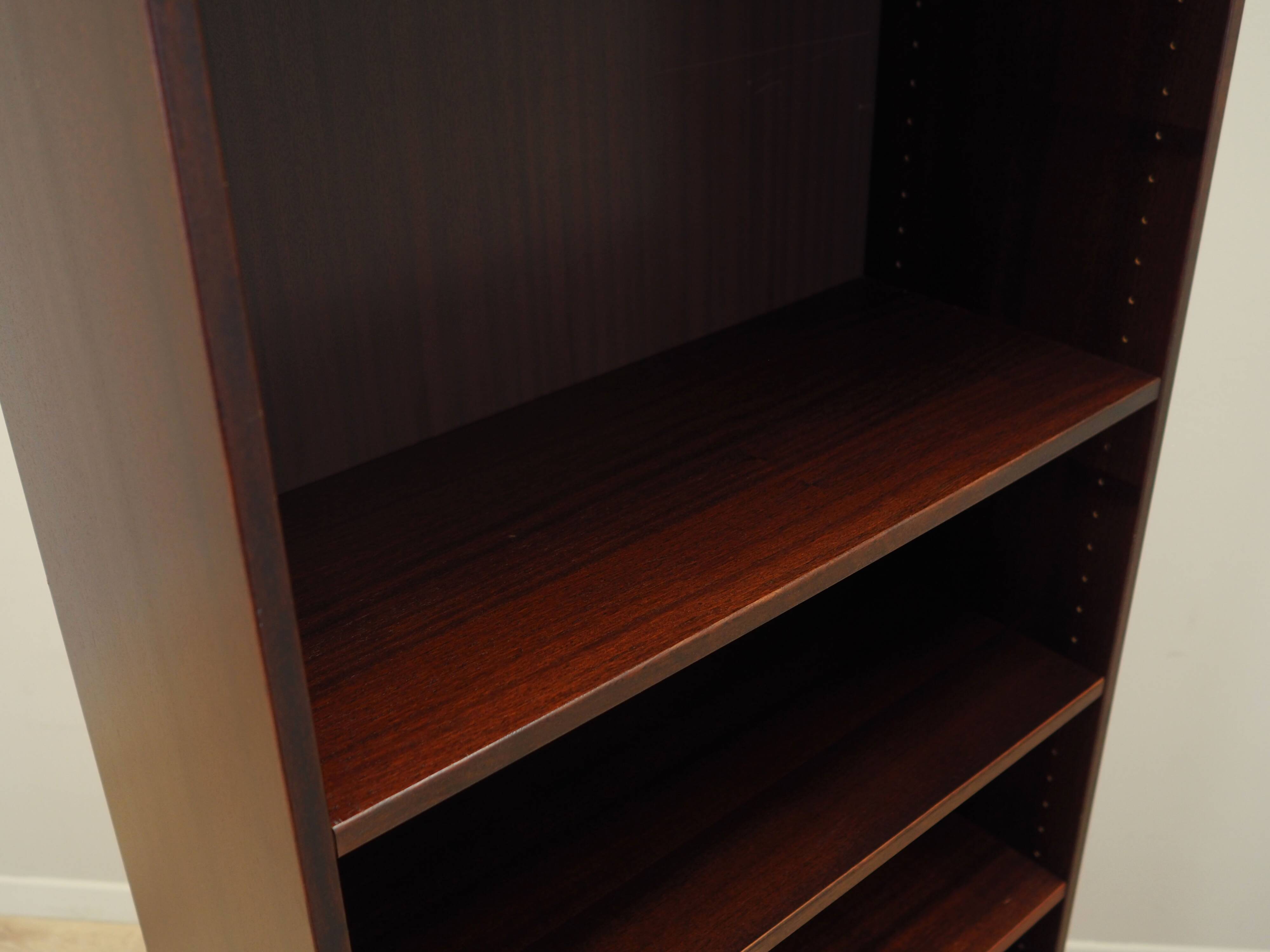 Mahogany bookcase, Danish design, 1970s, production: Denmark