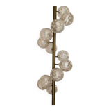 Contemporary Spheres With Gold Murano Glass Burnished Floor Lamp