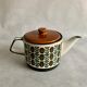 Pottery teapot Boch Rambouillet noix, 1960s